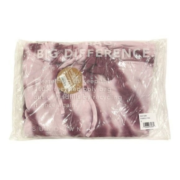 SUNDOWN BY SPLENDID Splendid Liza Tie-Dyed Hoodie Purple - Small NWT - Picture 3 of 3